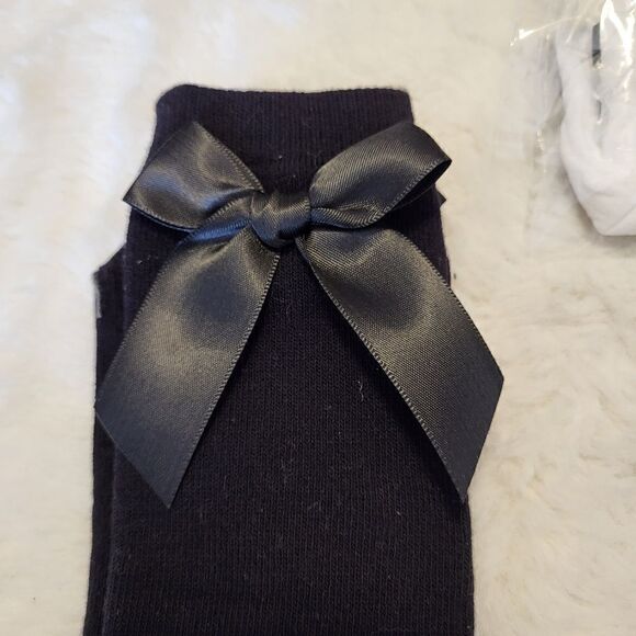 NWT Toddler girl knee high socks with satin anklets bundle - Picture 2 of 6